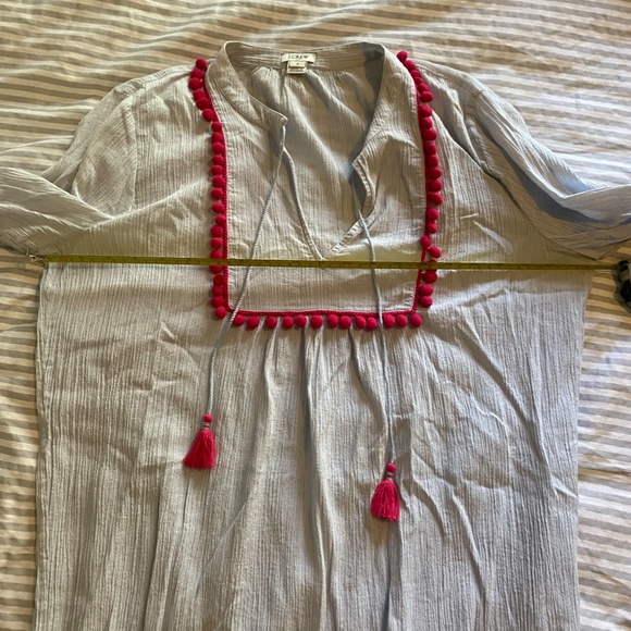 JCREW FACTORY Pom-pom Tunic Cover-up - Picture 7 of 8